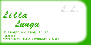 lilla lungu business card